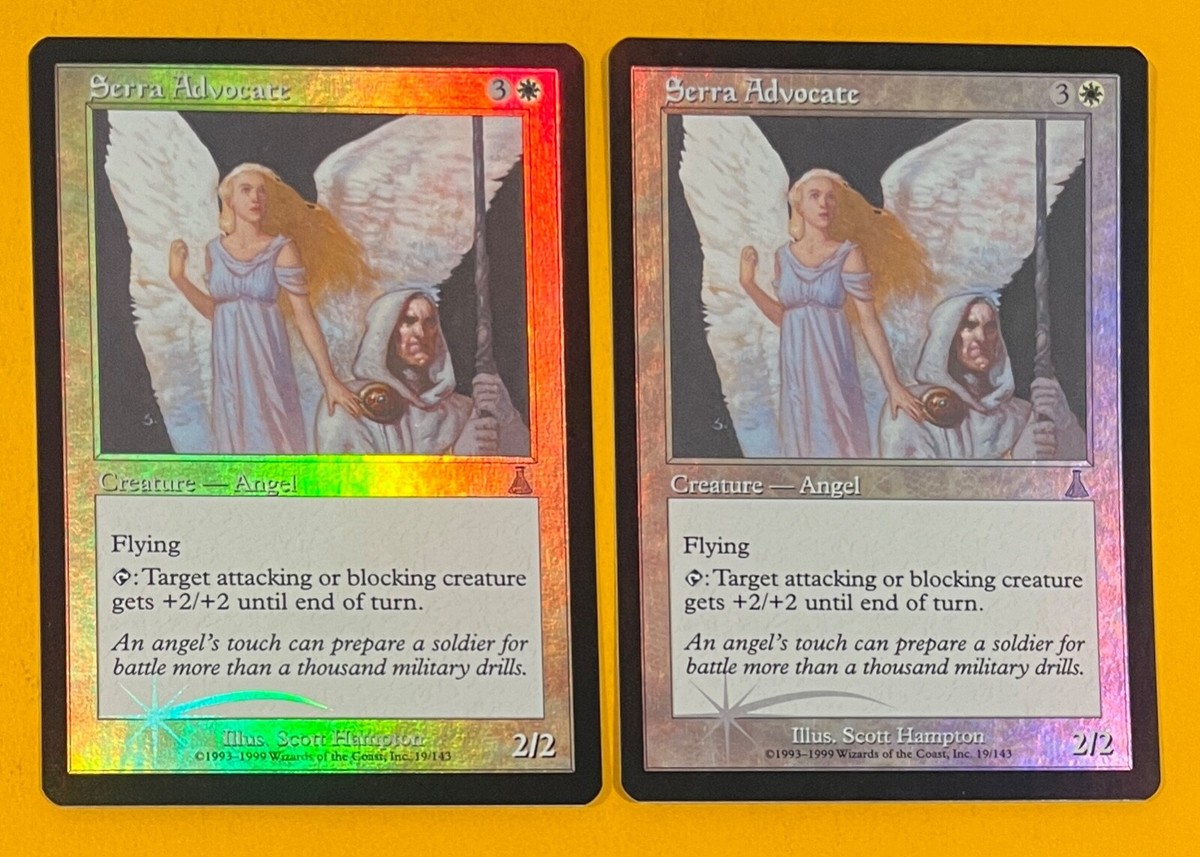マジック：ザ・ギャザリング Serra Advocate Foil MTG SERRA ADVOCATE (FOIL) (x 2) Urza's Destiny (OldManMTG 006-352