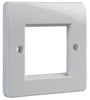 CONNECTIX CABLING SYSTEMS - 1 Gang 2 Module Euro Office Faceplate