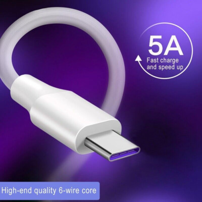Fast Charging USB 3.1 Type C Data Charger Cable For Huawei Xiao Mi Samsung 1M 