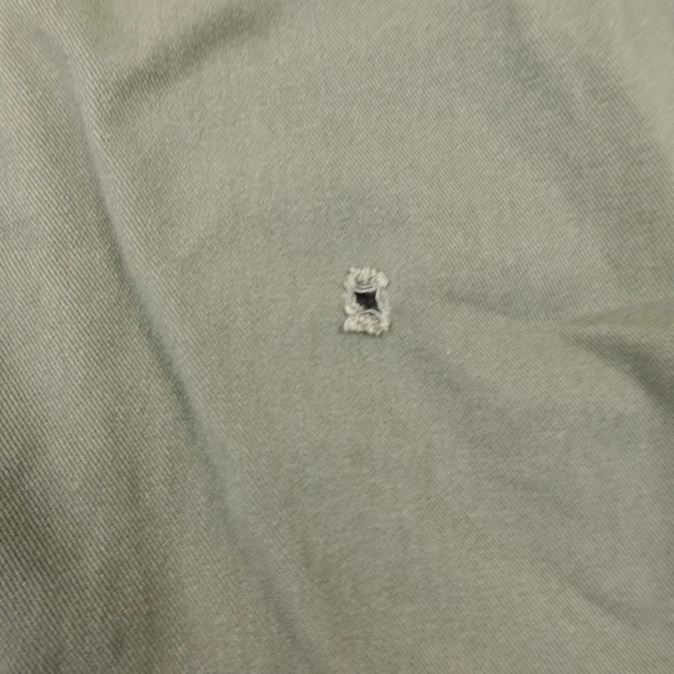 VTG Plugg Jeans Jacket Mens XL Green Flannel Lined Chore Work Coat Grunge Y2K - Image 2 of 4