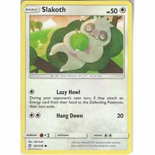 167/236 Slakoth Common: Pokemon Trading Card Game SM-11 Unified Minds