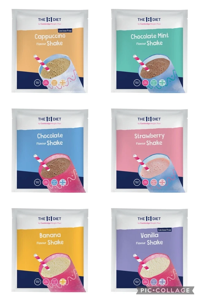CAMBRIDGE DIET CWP The 1:1 Diet 21 x Shakes 1:1 CWP Products