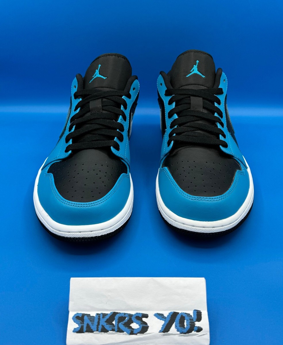Jordan 1 Low Laser Blue Black 2020 (553558-410) Size 11 | eBay