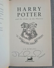 Harry Potter and the Order of the Phoenix sig...