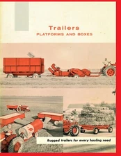 IH McCormick International Tractor Trailers Platforms Boxes Color Brochure