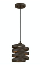 Set of 2 Westinghouse 8" Wide Mini Pendant in Oil Rubbed Bronze NEW 