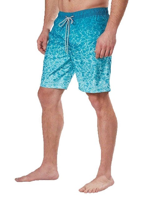 flower swim trunks