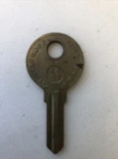 Vintage Italian made Fiat uncut key blank. NOS 64ST. Sale Is One Key Blank