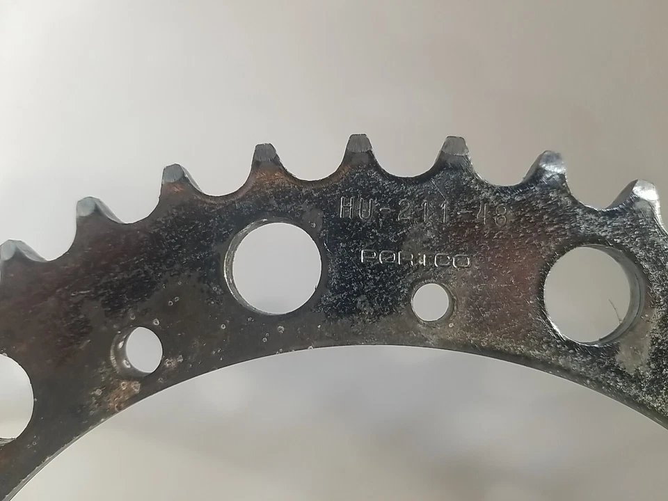 Husqvarna 1986 500CR 520WR 125XC Portco 48 dientes piñón trasero de acero JTR223 Foto 2 de 4