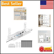 Sturdy 25'' Cable Organizer Tray with Clamp - Easy Installation for Home Office