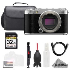 Fujifilm X-M5 Mirrorless Camera Silver  32GB  Bag -Basic Kit