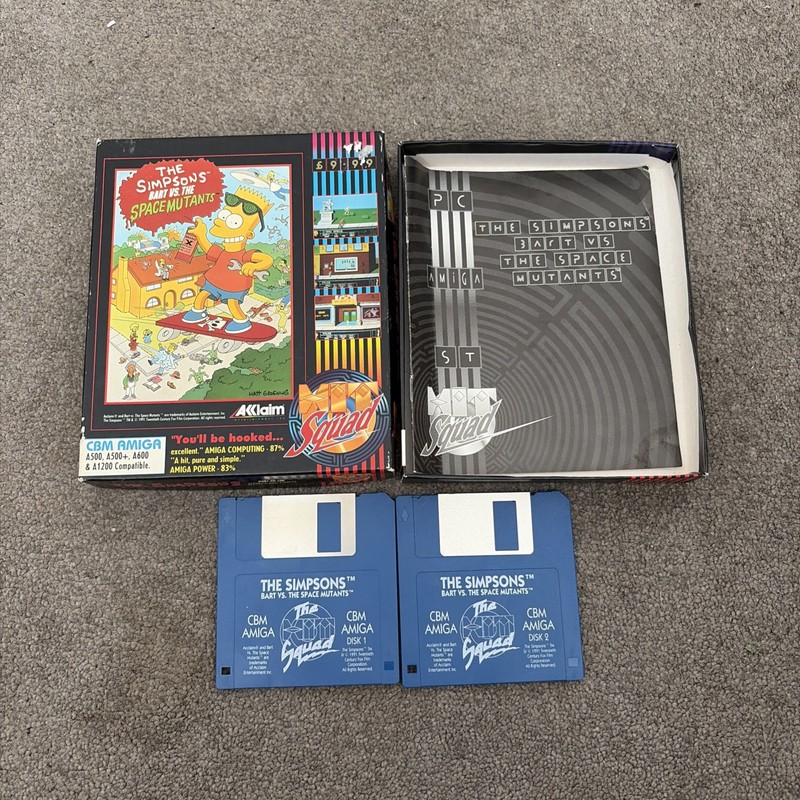 Commodore Amiga - The Simpsons Bart vs The Space Mutants