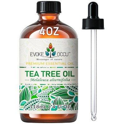 EVOKE OCCU Teebaumöl 118 ml für Nagelpilz, 118 ml (1er Pack), Amber 