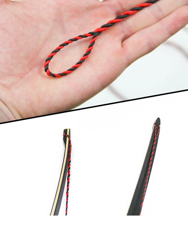 53"/57" Handmade 16 Strands Fast Flight Flemish Twist Longbow/Recurve Bow String - Image 4 of 4