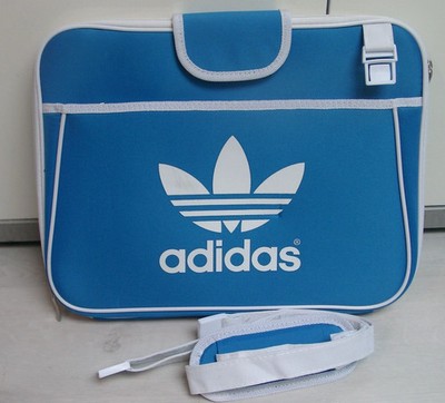RETRO VINTAGE Orig. Adidas Notebook Laptop Tasche 14'' wie NEU