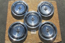 1970 1971 1972 1973 Lincoln Continental 15 Wheel Covers Hubcaps Lot Of 5