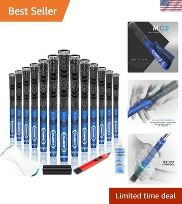 Hybrid Golf Grips 13 Pack with All Repair Kits - All Weather Performance Golf...
