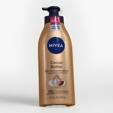 Nivea Cocoa Butter w/ Deep Nourishing Serum Vitamin E Body Lotion, 16.9 fl oz