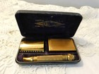 Vintage Gillette Razor Metal in Travel Case Set Kit - 1920s with blades — photo 9