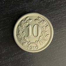 Austria - 10 hellers 1916 coin