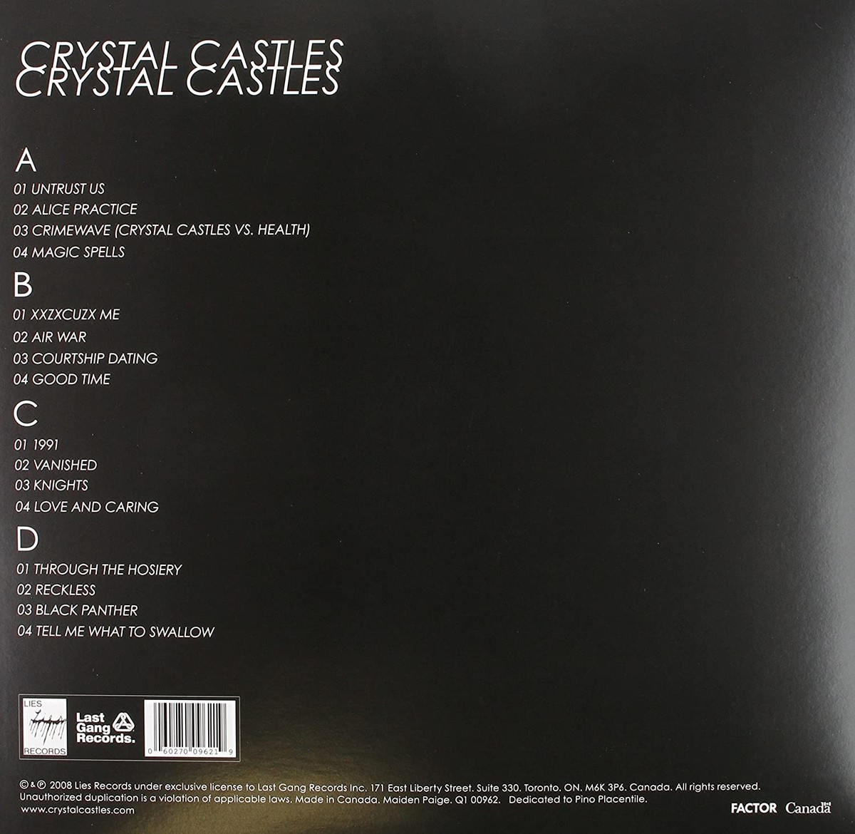 Buy Crystal Castles by Crystal Castles (Record, 2008) online | eBay