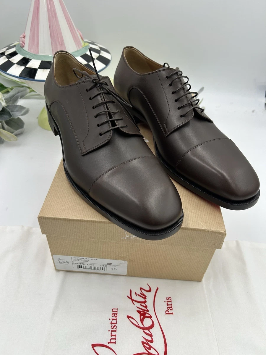 Men’s Christian Louboutin LAFITOCH Oxford, size 45 made in Italy Christian Louboutin Oxford Leather Upper Dress Shoes for Men  main image 4