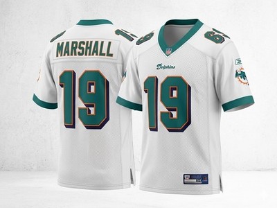 Brandon Marshall Miami Dolphins Reebok Authentic On-Field Stitched Jersey Sz 54