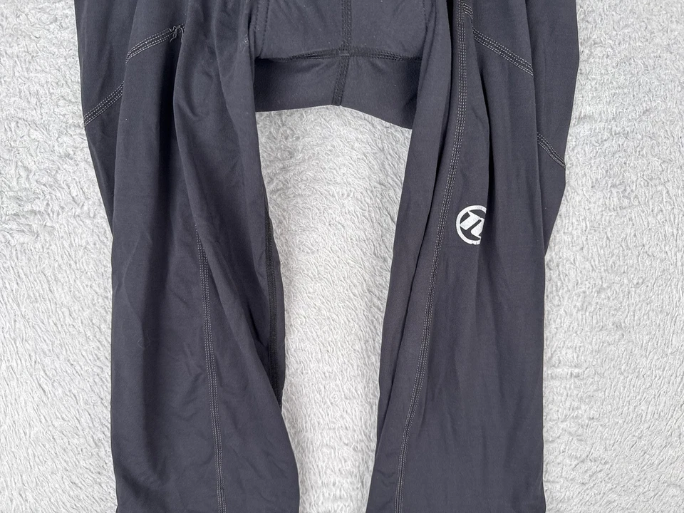 Pantalones de Ciclismo Novara Adulto Medianos Negros Acolchados Capri 3/4 Bragas Gamuza Bicicleta Foto 3 de 4