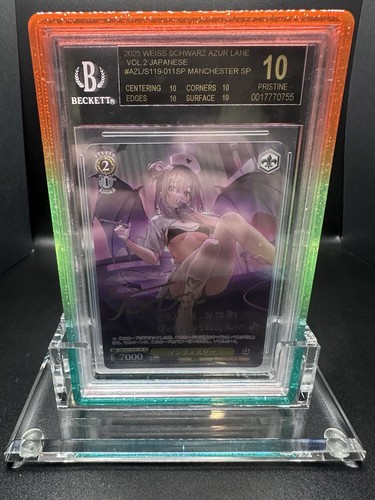 Weiss Schwarz Azur Lane Vol.2 AZL/S119-011SP SP Manchester BGS 10 Black Label BL
