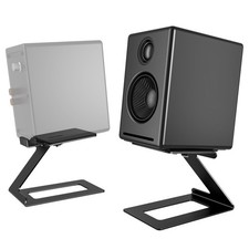 Desktop Speaker Stands with Vibration Absorption Pads, Cantilevered Stand for...