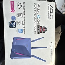 ASUS RT-AC86U AC2900 Dual Band Gigabit WiFi Router, Black, 4 LAN Ports