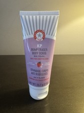 First Aid Beauty KP Bump Eraser Body Scrub 10 AHA Fresh Strawberry 2 oz 60 ml