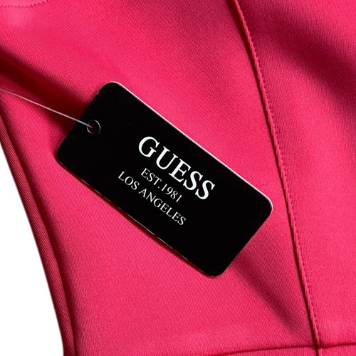 NEW Guess Career Sleeveless Shift Dress Womens Sz 14 Coral Pink Casual - Picture 4 of 11