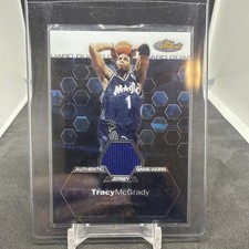 2002-03 Topps Finest - Game-Worn Jersey Tracy McGrady #146 /999 (MEM)