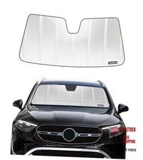 Windshield Sun Shade for 2020-2025 2020-2025 GLE/GLS SUV Shiny Silver Classic 