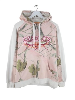 Cabela's Damen Big Logo Realtree Hoodie Rosa XL