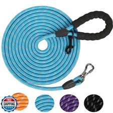 Long Leash for Dog Training 16FT/30FT/50FT/100FT, Reflective With