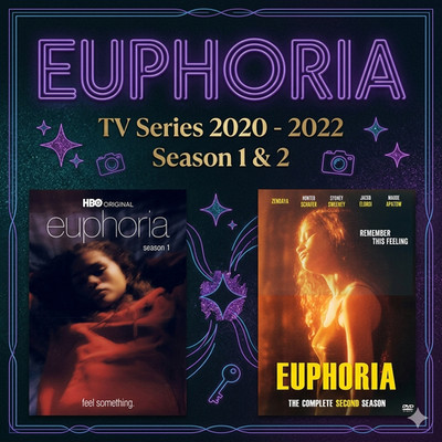 DVD Euphoria TV Series 2020 - 2022 Teen Drama, Psycho Thriller