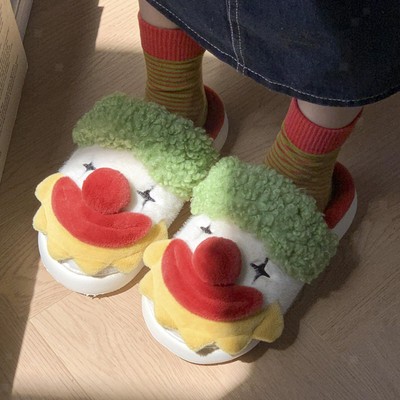 Flauschige Hausschuhe Damen Erwachsene weiche dicke Sohle Haus Schuhe für Schlafzimmer Haushalt