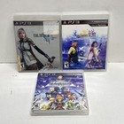 Final Fantasy X Kingdom Hearts 2.5 3 PS3 Game Lot Square Enix 2010s CIB — photo 1