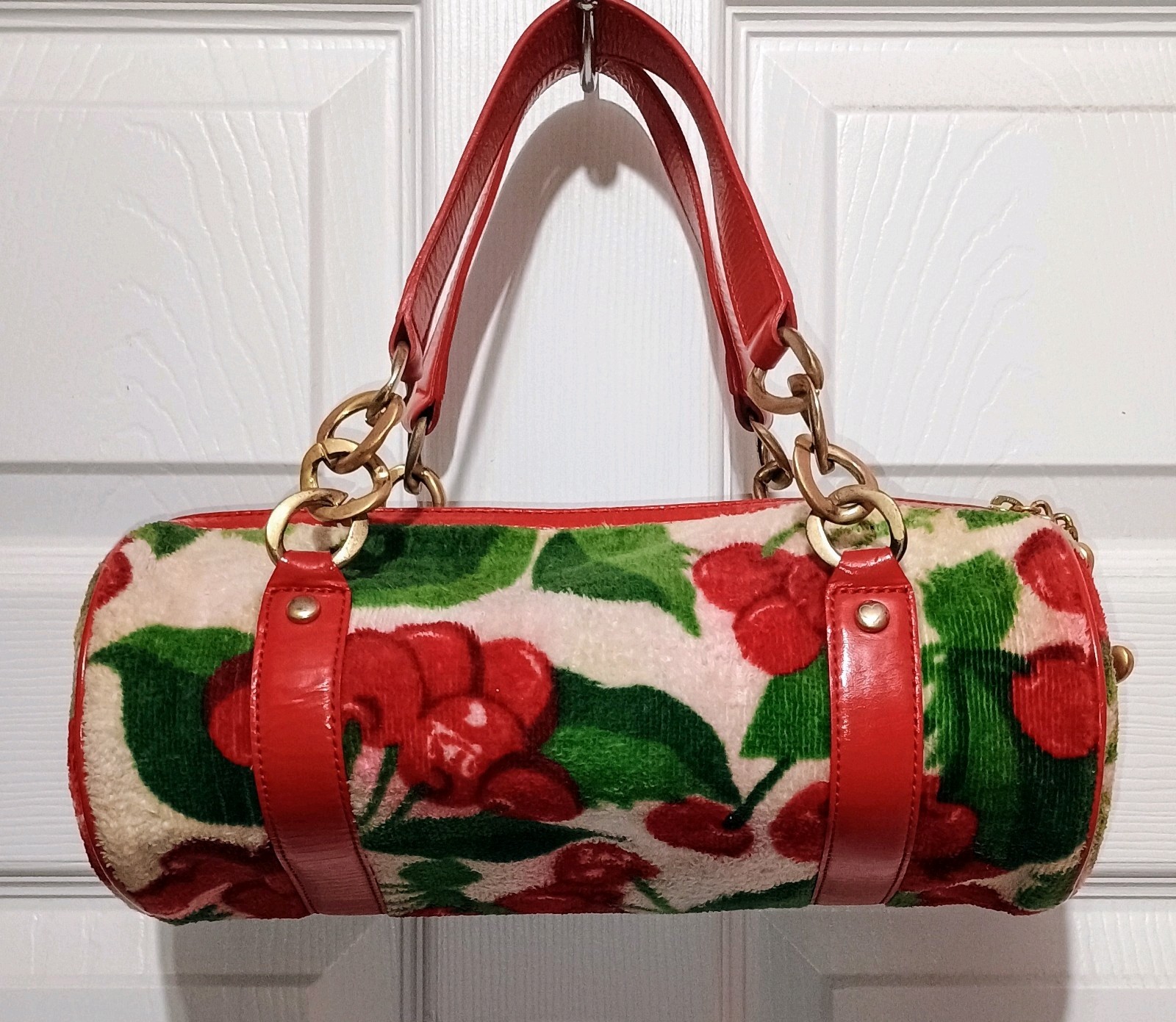 Coveted Y2K Juicy Couture Cherry Red Velour Barre… - image 2