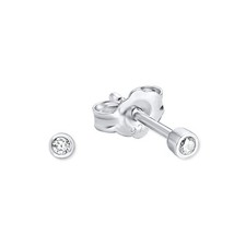 Amor Ohrstecker 925 Sterling Silber Damen Zirkonia 03cm Schmuck Geschenkbox