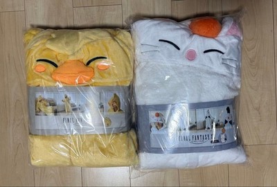 FINAL FANTASY XIV / Kigurumi Fat Chocobo & Moogle Set Free Size / NEW JAPAN