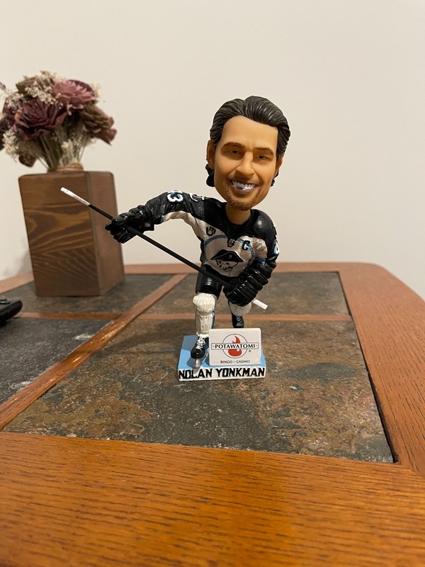 Nolan Yonkman Milwaukee  Admirals Bobblehead NIB,SGA with box