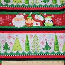 Christmas Fabric Holly Jolly Snowman 100 Cotton From Springs Creative BTY