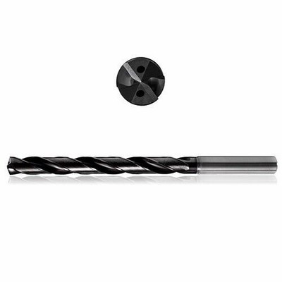 PCT .2344 Solid Carbide Drill 8xD TiAICN Coating 140° Coolant Thru 2 Flute USA