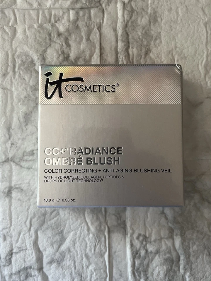 IT Cosmetics CC+ Radiance Ombre Blush Color Correct Anti Aging Coral Flush NIB - Image 3 of 4