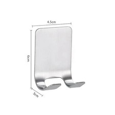 Razor Holder Hooks  Adhesive Wall Mount Stainless Steel Hangers for Bathroom 