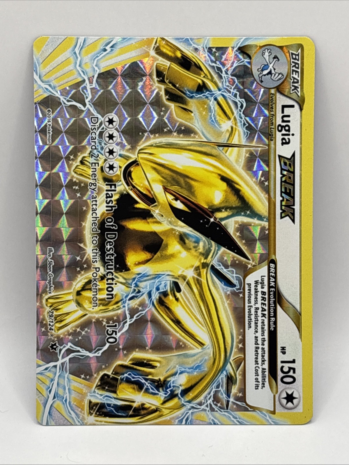 Lugia BREAK 79/124 Fates Collide Holo LP