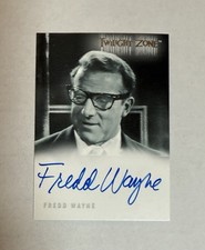 Fredd Wayne Twilight Zone Autograph Card A-58